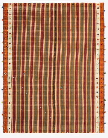 4' 9 x 6' 3 Jajim Wool Rug