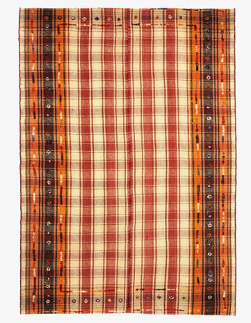 4' 11 x 7' Jajim Wool Rug