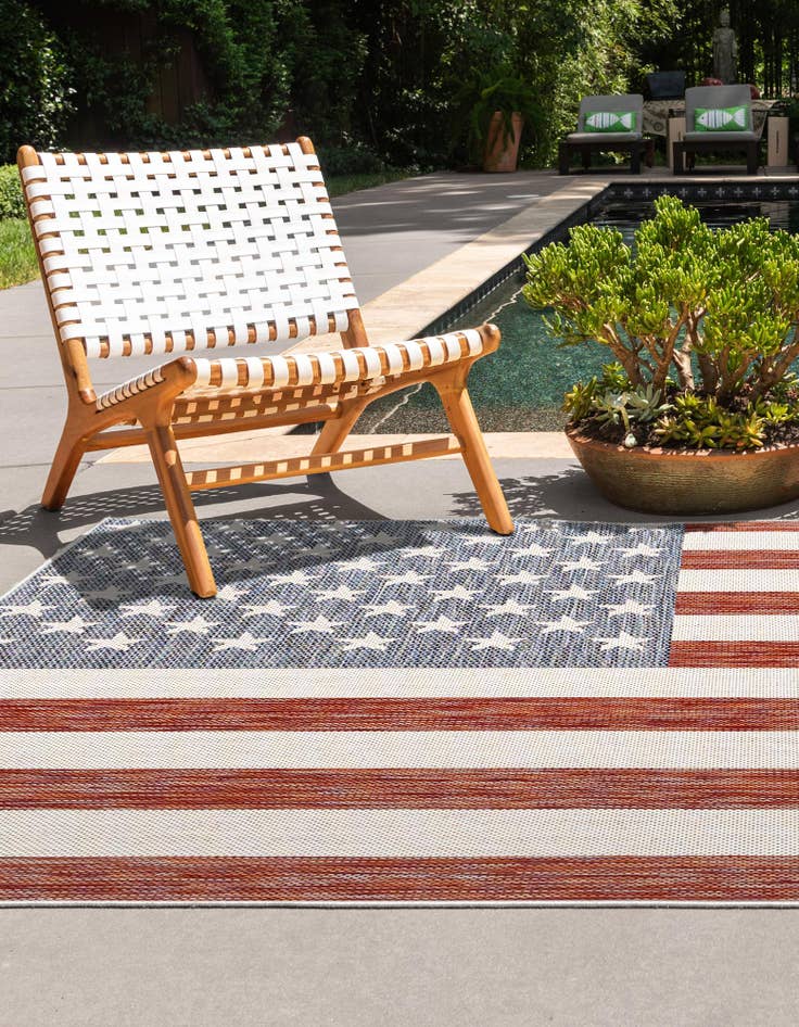 Detail image of 6' x 9' Easy-Clean Jill Zarin Indoor / Outdoor Rug