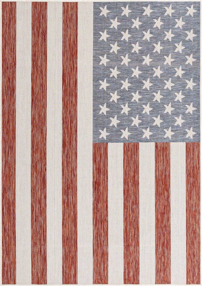 Detail image of 5' 3 x 8' Easy-Clean Jill Zarin Indoor / Outdoor Rug
