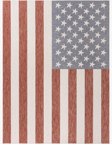 Red Easy-Clean Jill Zarin Indoor / Outdoor Rug