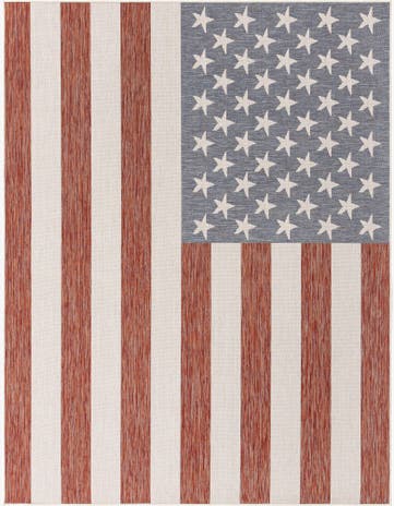 Red Easy-Clean Jill Zarin Indoor / Outdoor Rug