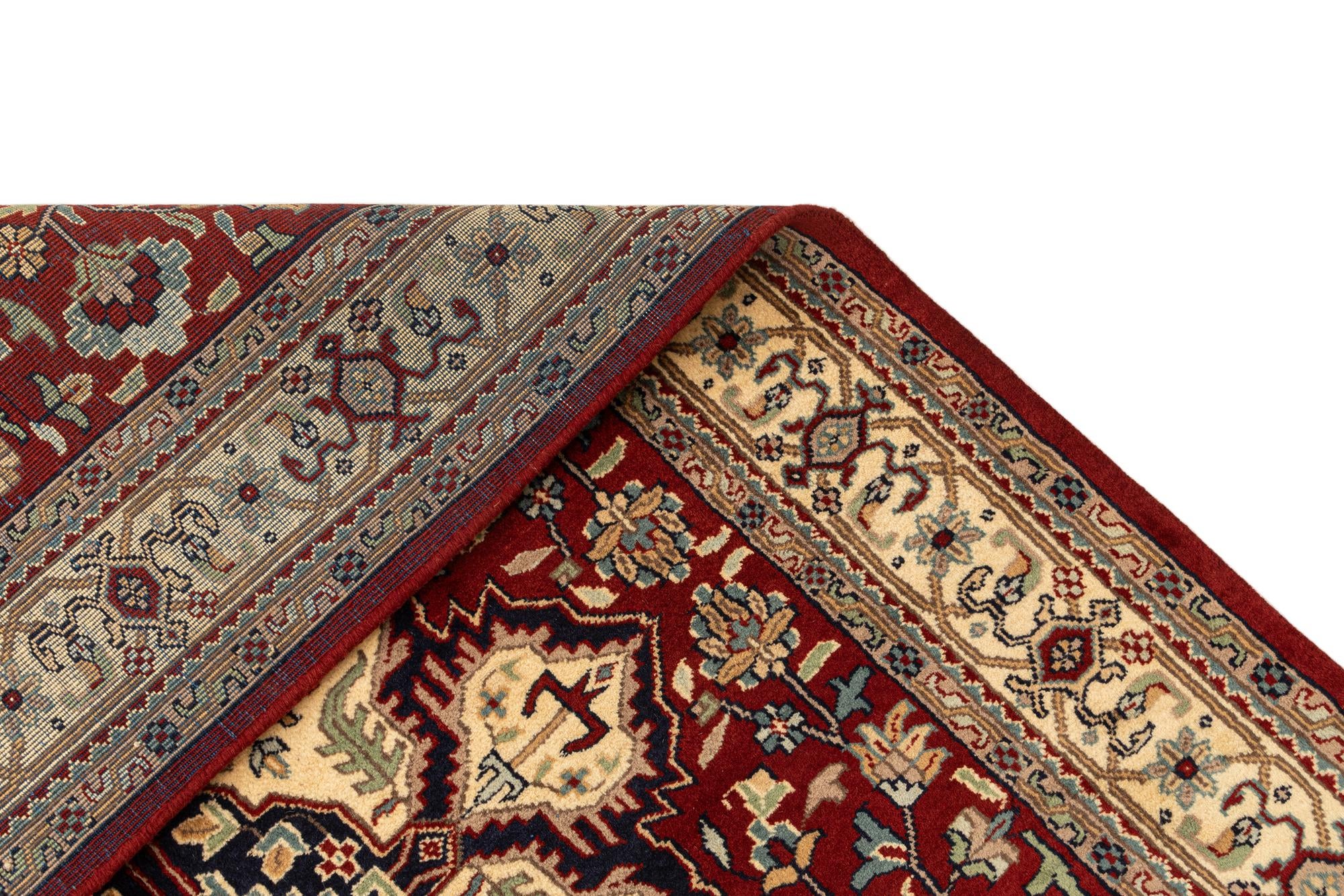 4' 3 x 7' Hand Knotted Joshaghan Wool Rug