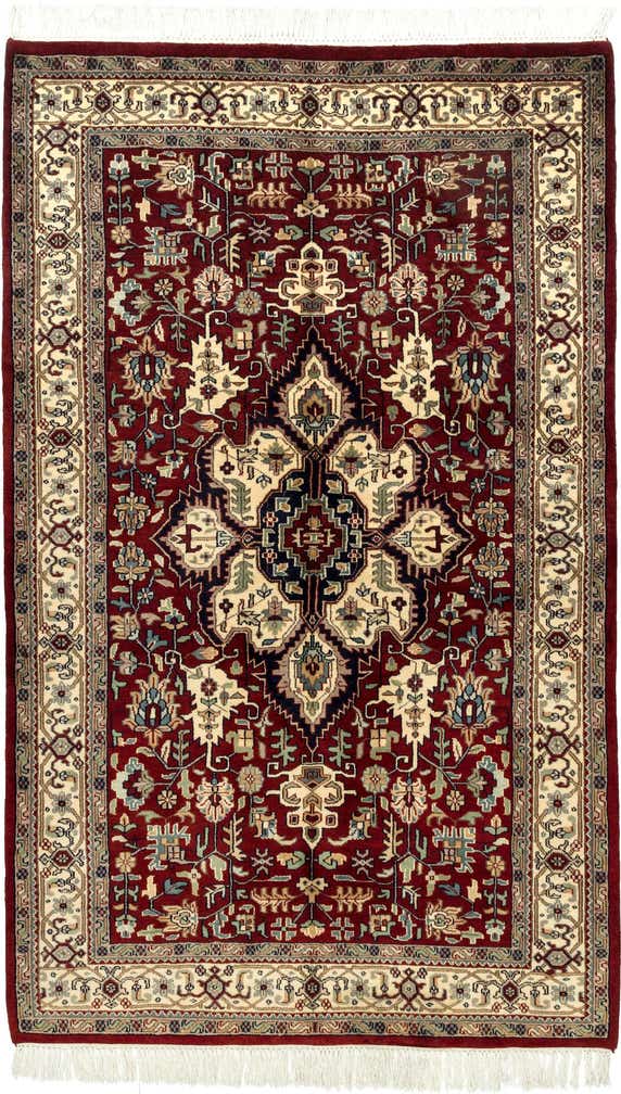 4' 3 x 7' Hand Knotted Joshaghan Wool Rug
