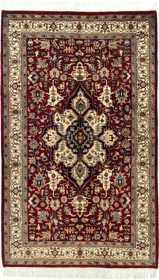 Detail image of 4' 3 x 7' Hand Knotted Joshaghan Wool Rug