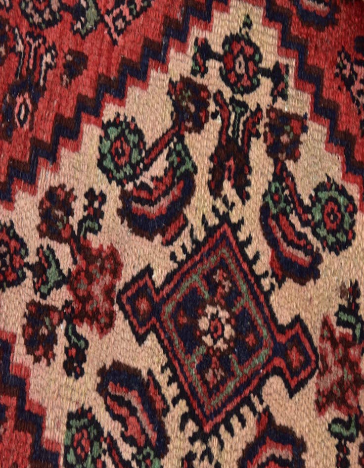 Detail image of 5' 9 x 10' Hand Knotted Joshaghan Persian Wool Rug