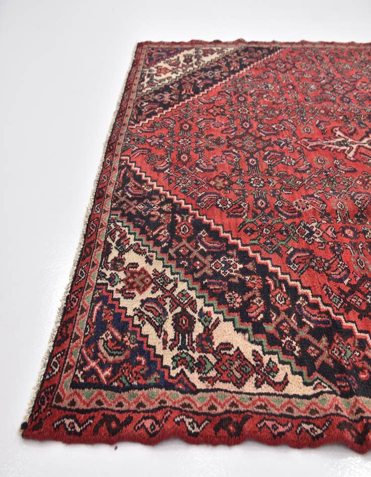 Detail image of 5' 9 x 10' Hand Knotted Joshaghan Persian Wool Rug