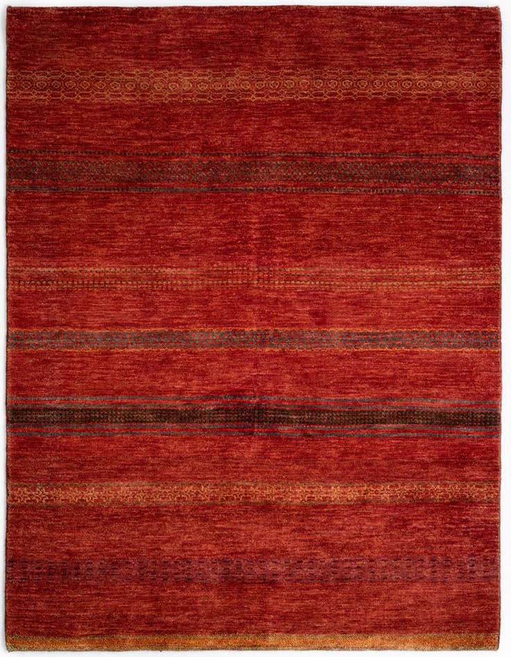 Detail image of 5' 1 x 6' 8 Juma Wool Rug