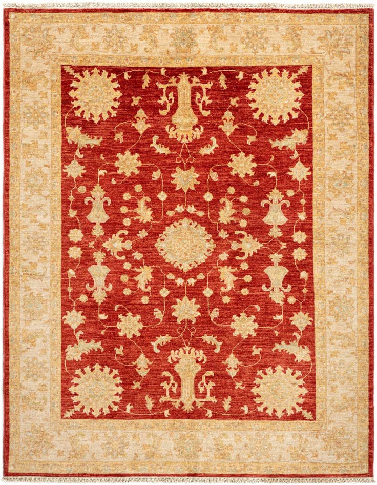 Detail image of 4' 11 x 6' 6 Kaizar Wool Rug