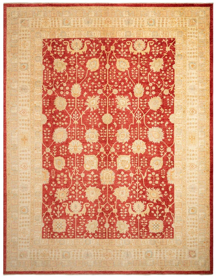 Detail image of 9' 10 x 12' 10 Kaizar Wool Rug