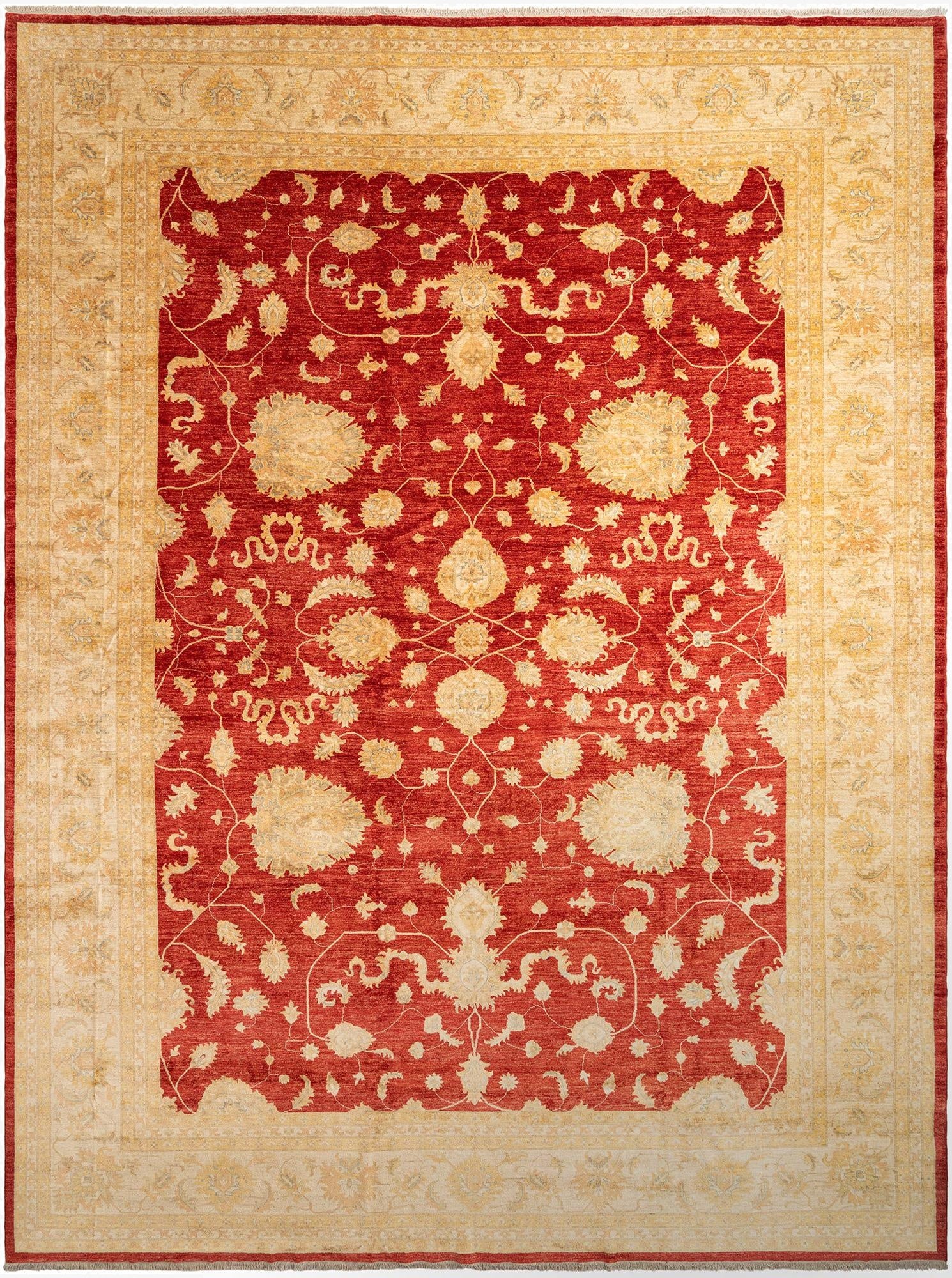 13' 2 x 17' 7 Kaizar Wool Rug