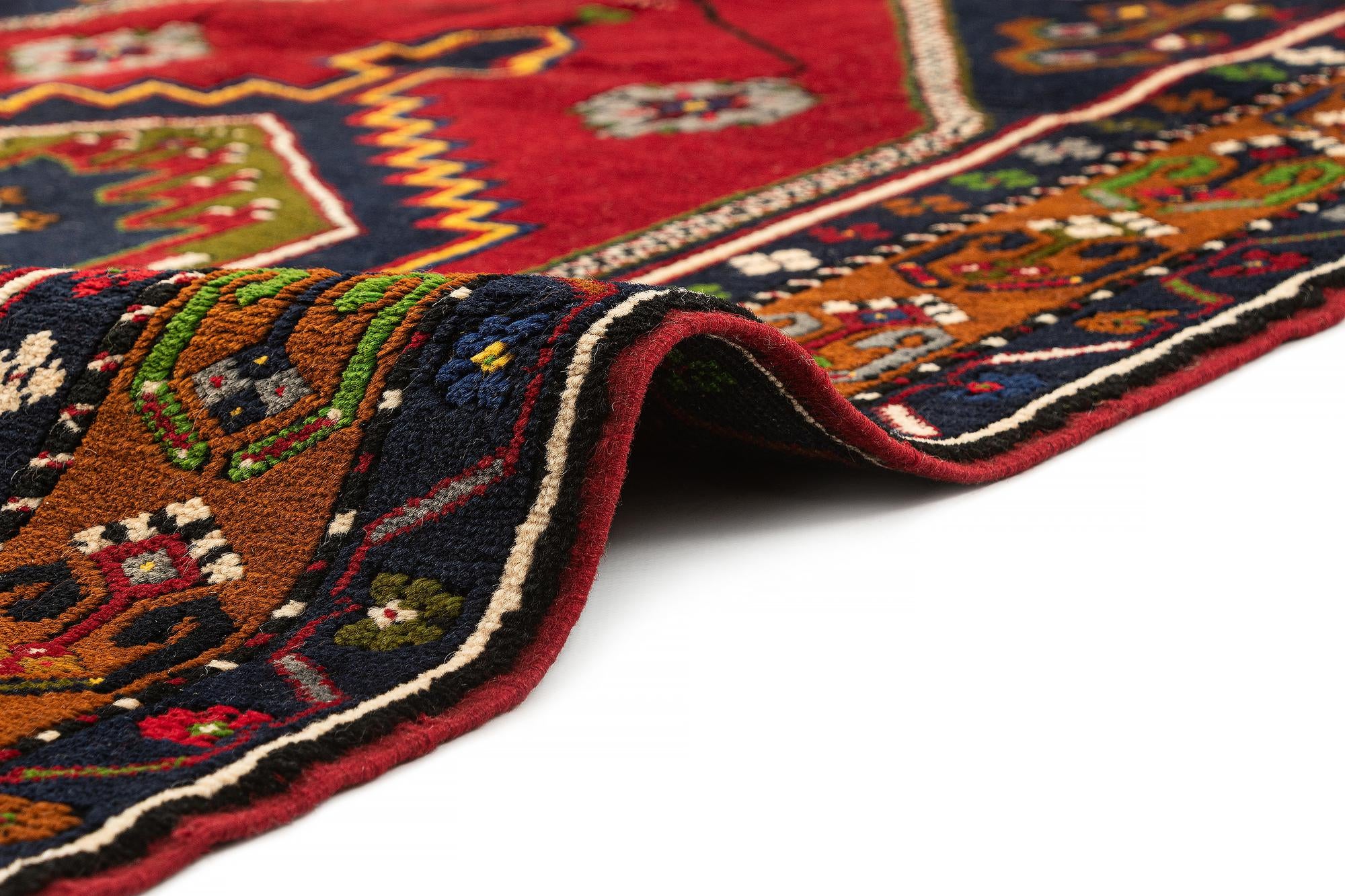 3' 10 x 7' Hand Knotted Kars Wool Rug