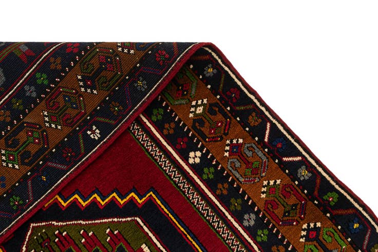 Detail image of 3' 10 x 7' Hand Knotted Kars Wool Rug