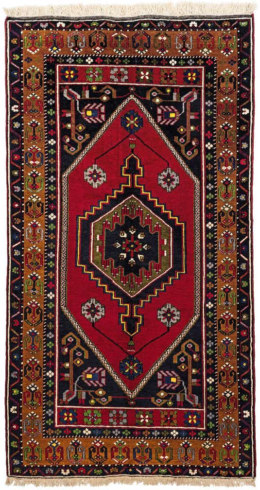 3' 10 x 7' Hand Knotted Kars Wool Rug