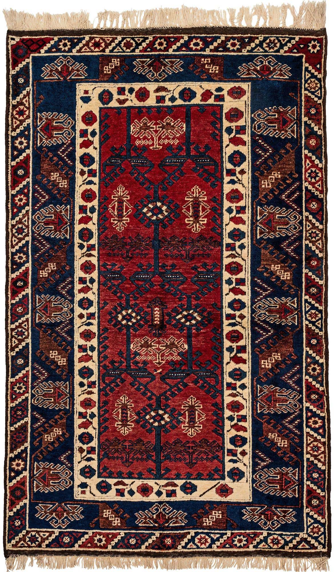 4' 2 x 6' 7 Hand Knotted Kars Wool Rug