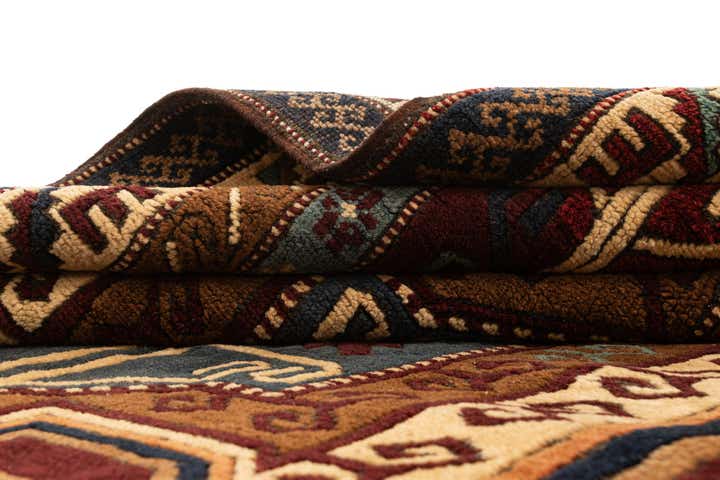 4' 9 x 7' 2 Hand Knotted Kars Wool Rug