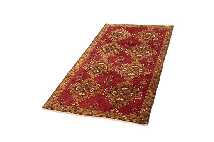 Detail image of 3' 4 x 6' 4 Hand Knotted Kars Wool Rug