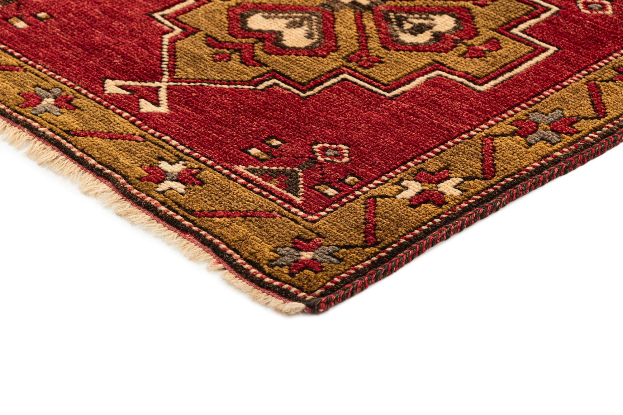 3' 4 x 6' 4 Hand Knotted Kars Wool Rug