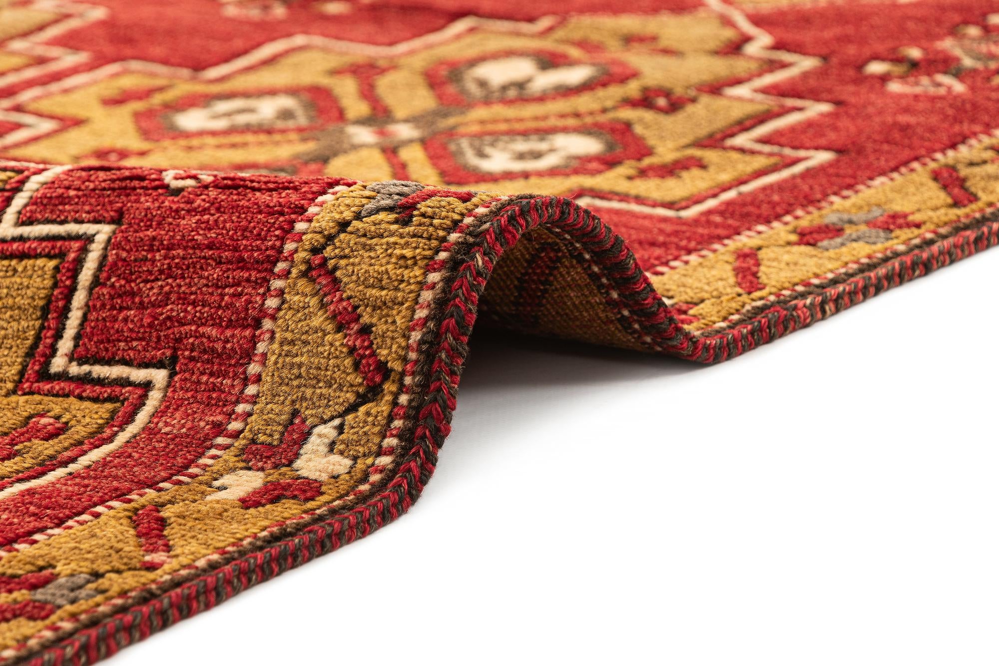 3' 4 x 6' 4 Hand Knotted Kars Wool Rug