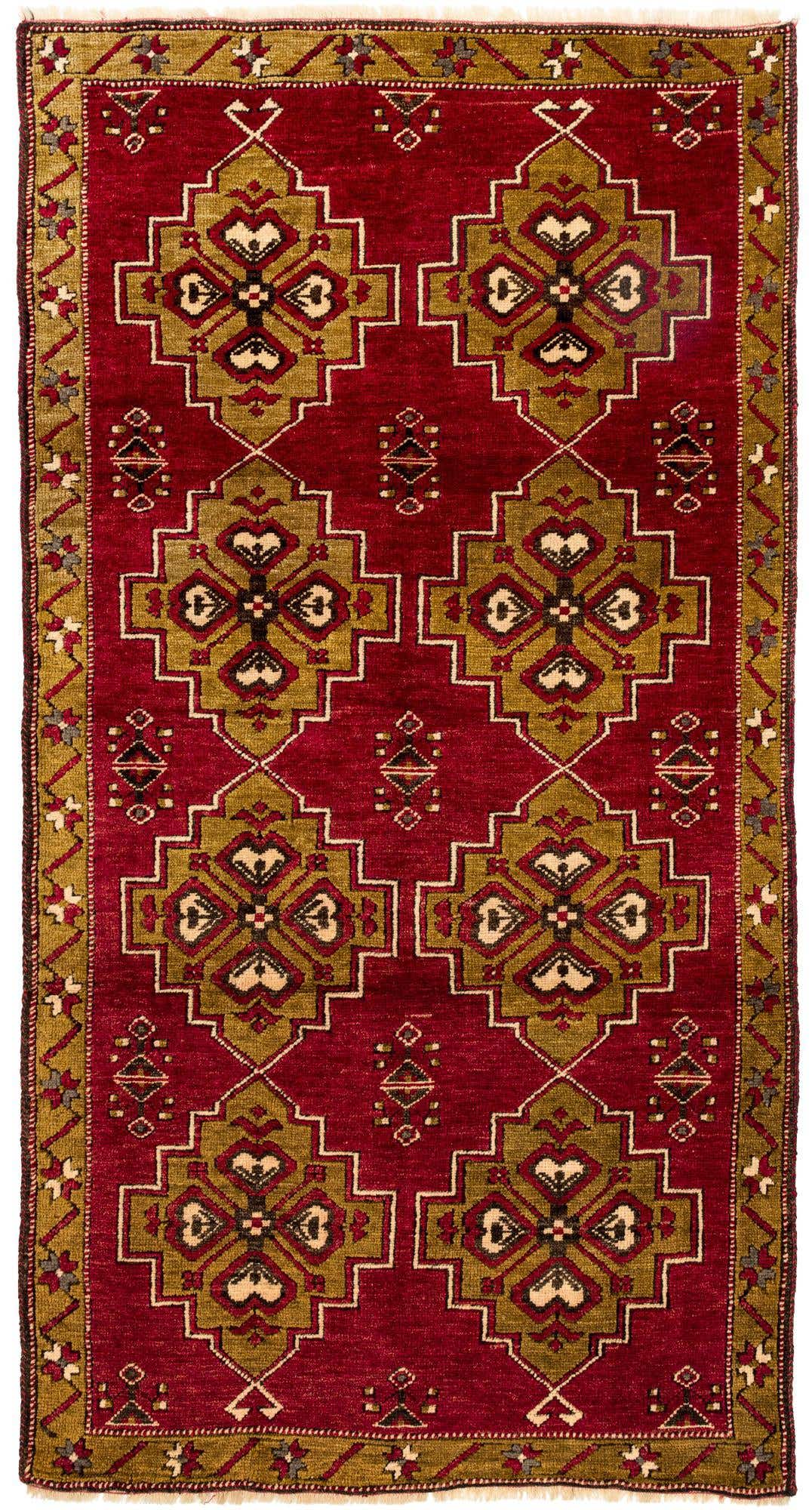 3' 4 x 6' 4 Hand Knotted Kars Wool Rug