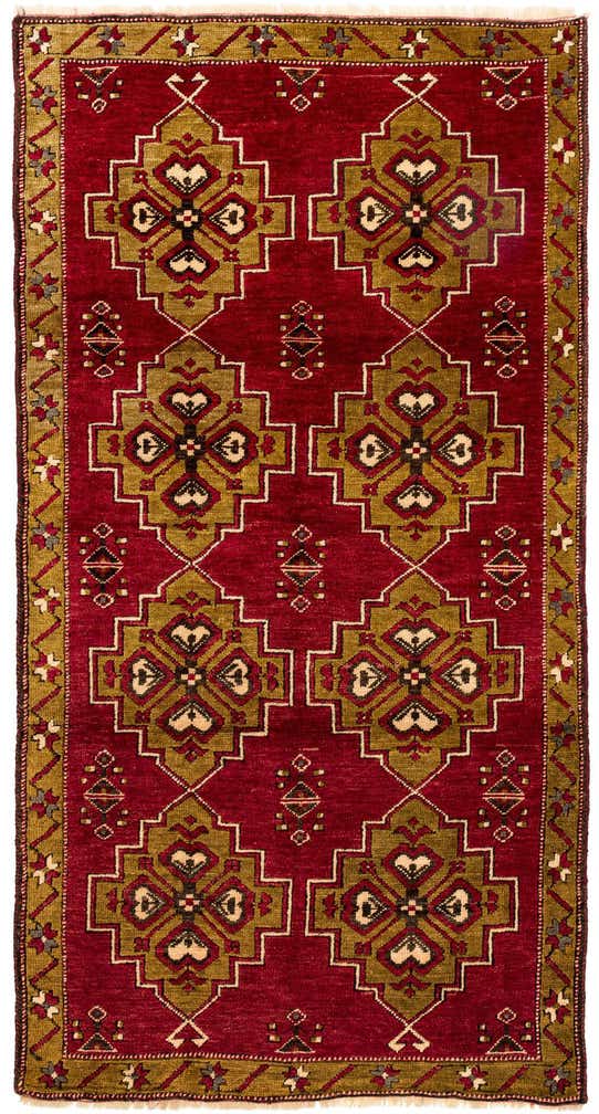 3' 4 x 6' 4 Hand Knotted Kars Wool Rug