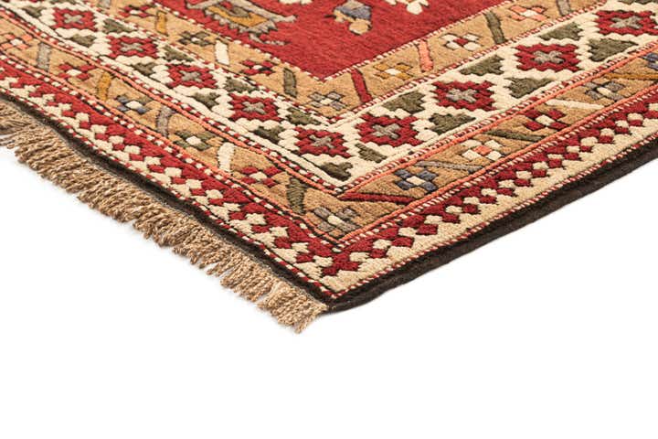 4' 3 x 7' 6 Hand Knotted Kars Wool Rug