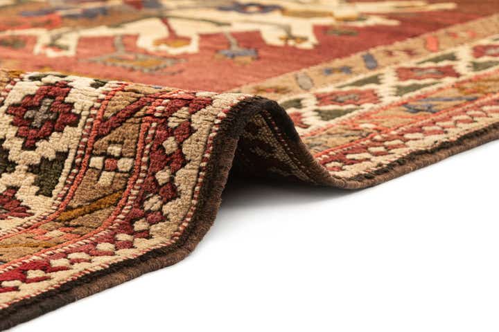 4' 3 x 7' 6 Hand Knotted Kars Wool Rug