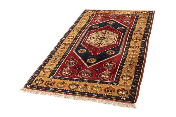 Detail image of 4' x 7' Hand Knotted Kars Wool Rug