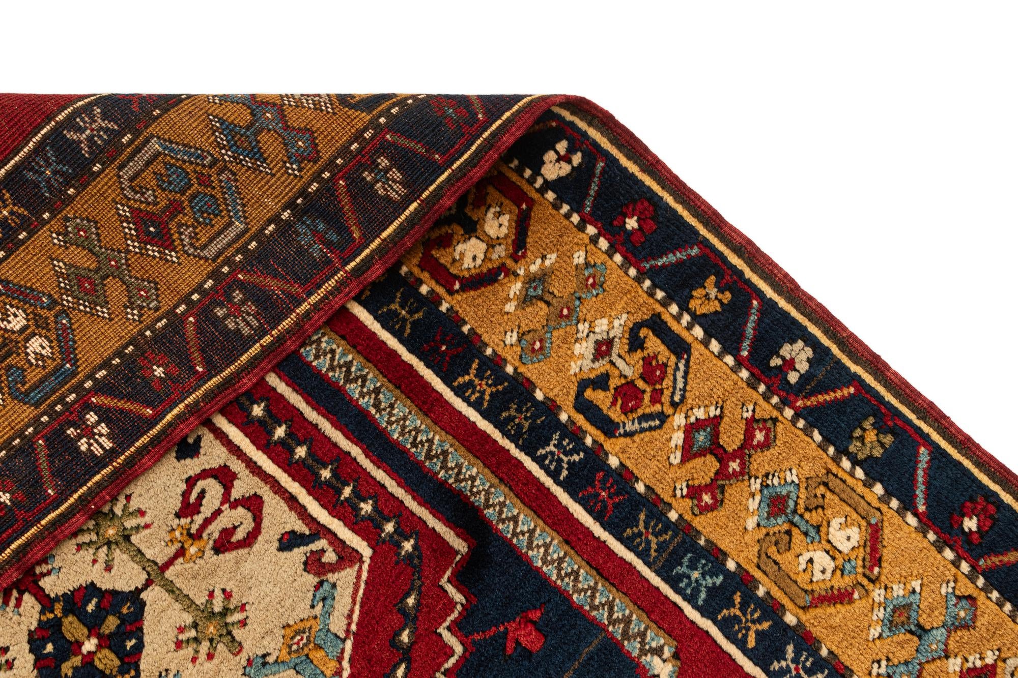 4' x 7' Hand Knotted Kars Wool Rug