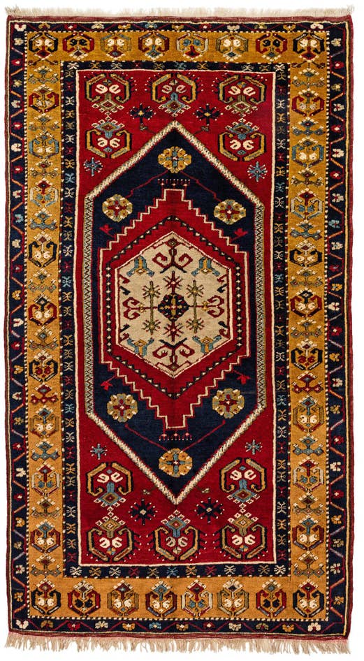 Detail image of 4' x 7' Hand Knotted Kars Wool Rug