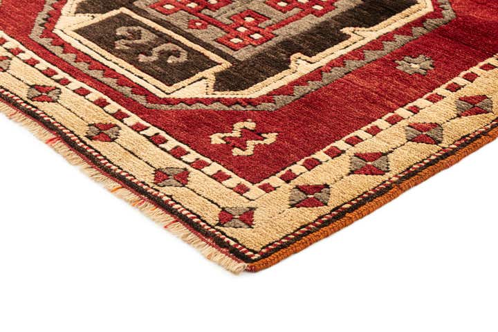 3' 3 x 6' 1 Hand Knotted Kars Wool Rug