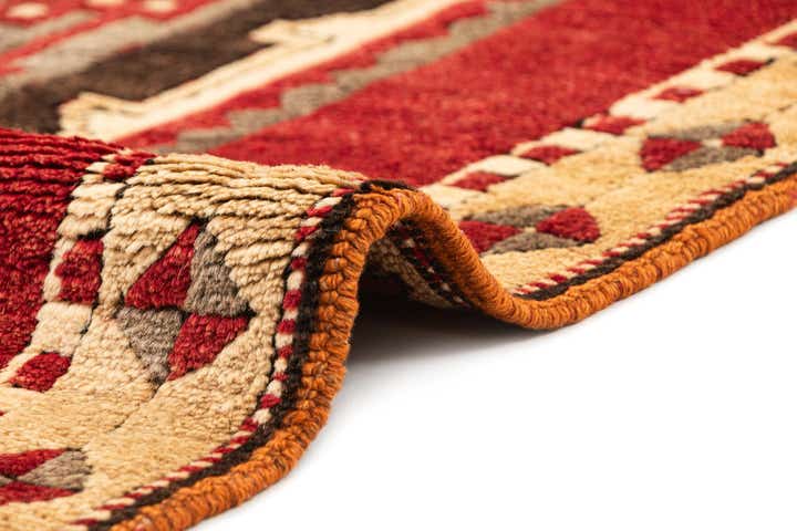 3' 3 x 6' 1 Hand Knotted Kars Wool Rug