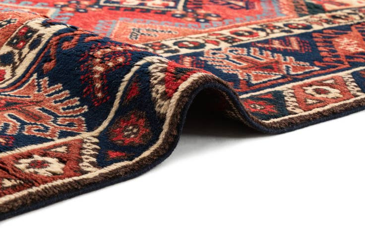 Detail image of 4' 8 x 6' 7 Hand Knotted Kars Wool Rug