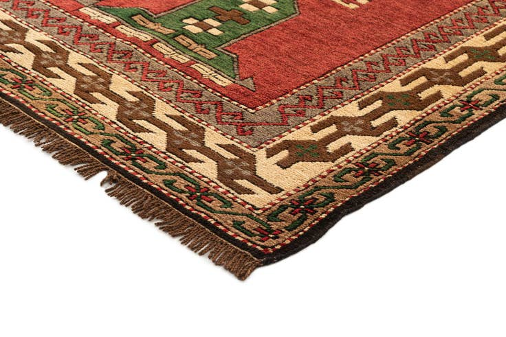 Detail image of 5' 3 x 8' 10 Hand Knotted Kars Wool Rug