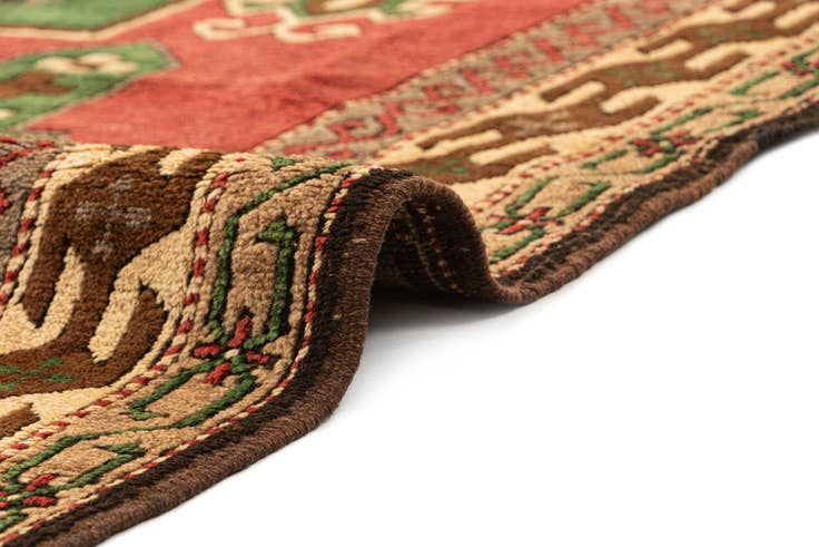 Detail image of 5' 3 x 8' 10 Hand Knotted Kars Wool Rug