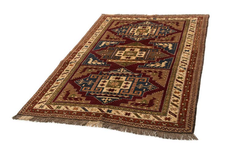 Detail image of 4' 10 x 7' 2 Kars Wool Rug