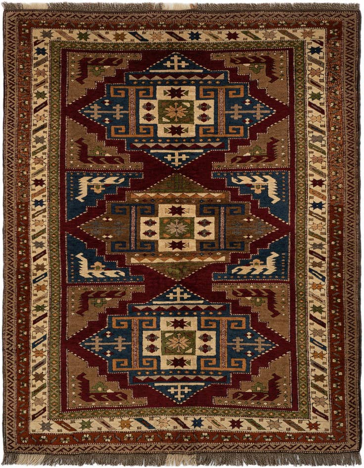 Detail image of 4' 10 x 7' 2 Kars Wool Rug