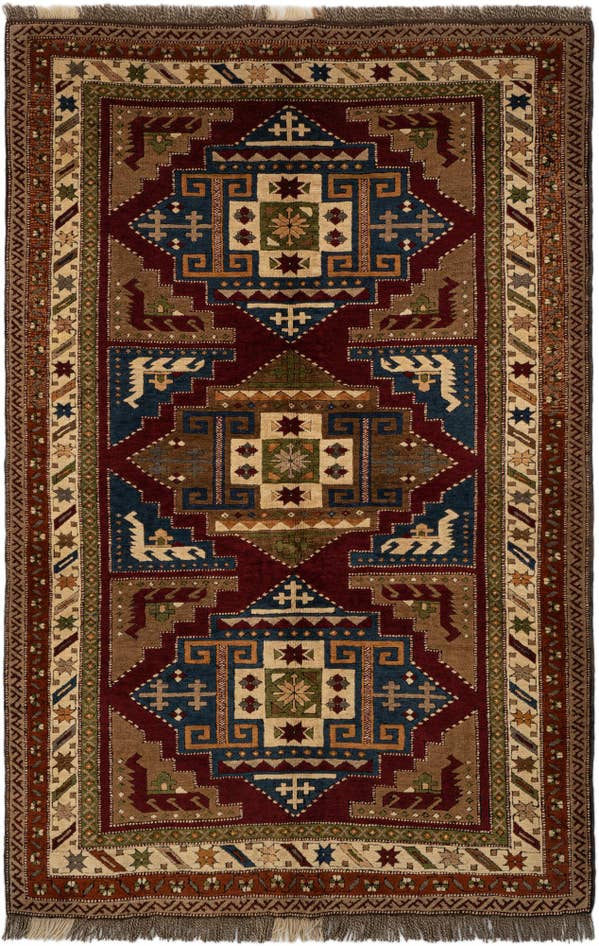 Detail image of 4' 10 x 7' 2 Kars Wool Rug