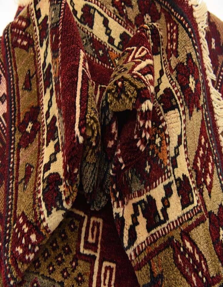 Detail image of 3' 3 x 6' 3 Hand Knotted Kars Oriental Wool Rug