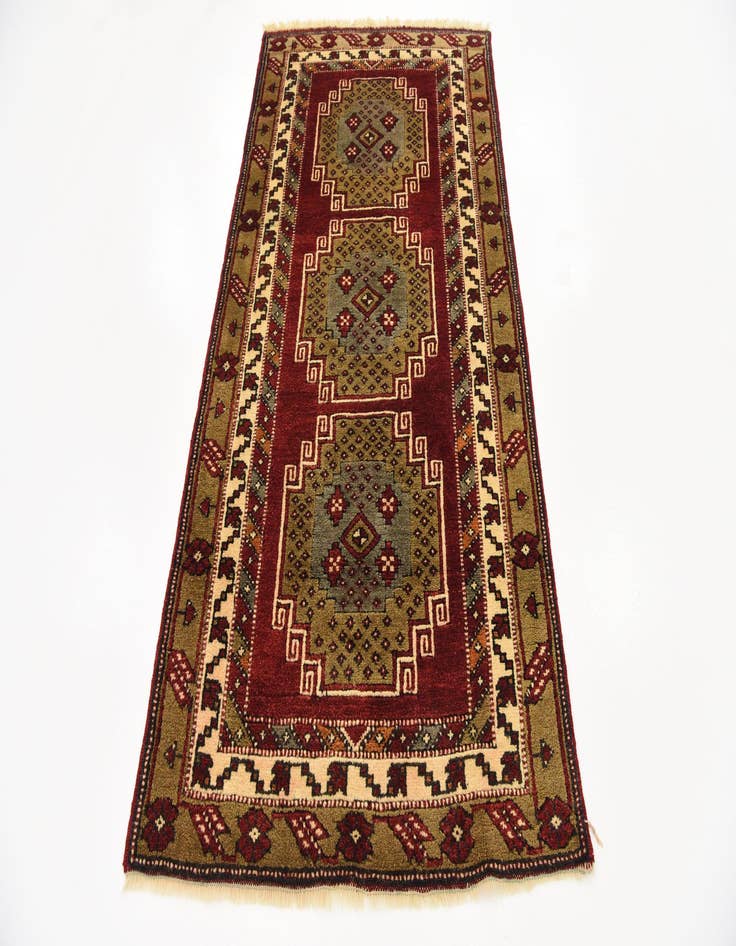 Detail image of 3' 3 x 6' 3 Hand Knotted Kars Oriental Wool Rug