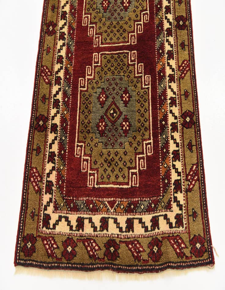 Detail image of 3' 3 x 6' 3 Hand Knotted Kars Oriental Wool Rug