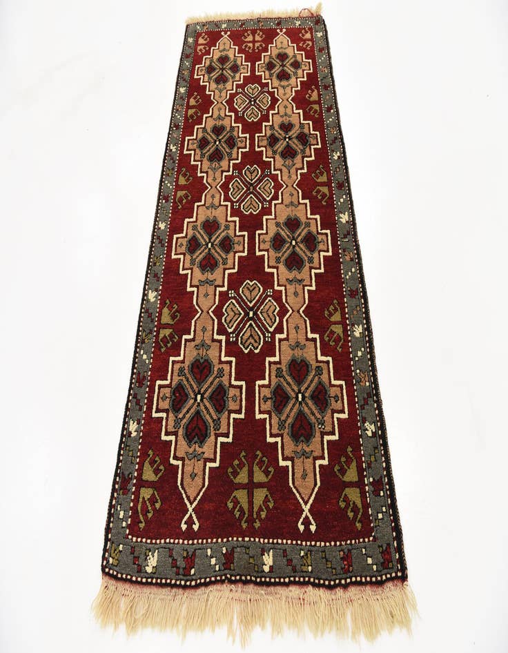 Detail image of 3' 3 x 6' 9 Hand Knotted Kars Wool Rug