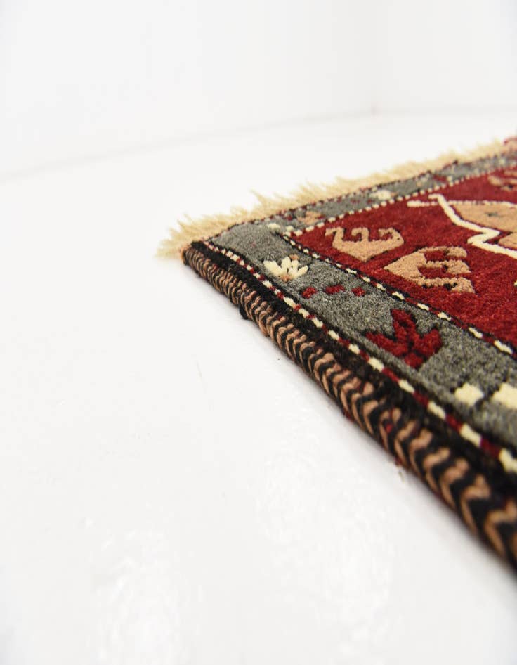 Detail image of 3' 3 x 6' 9 Hand Knotted Kars Wool Rug