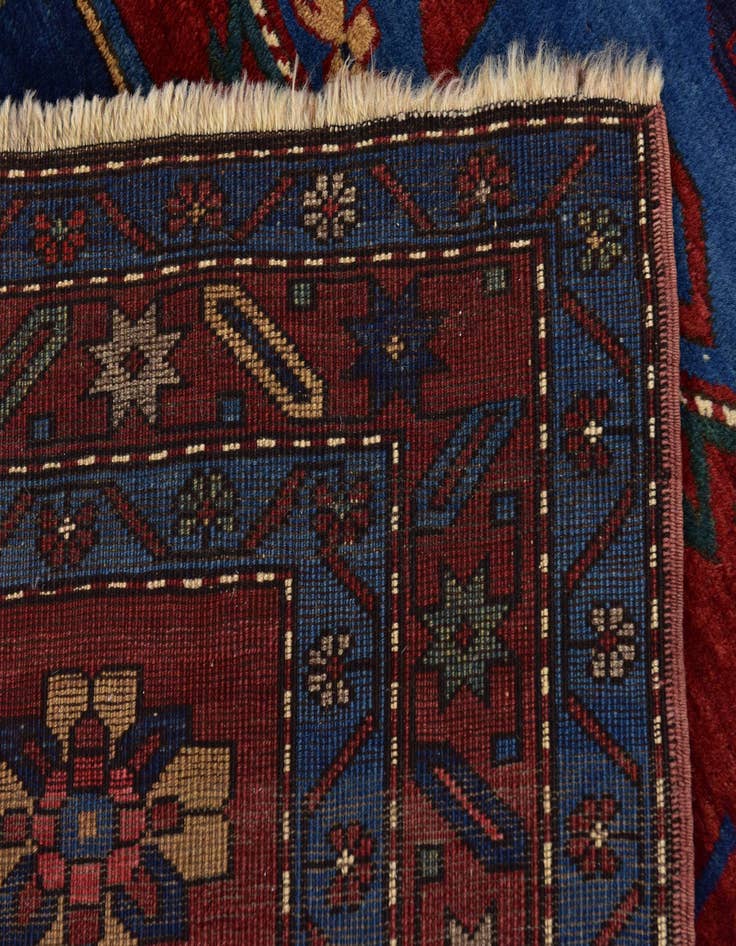 Detail image of 5' 4 x 9' 2 Hand Knotted Kars Wool Rug
