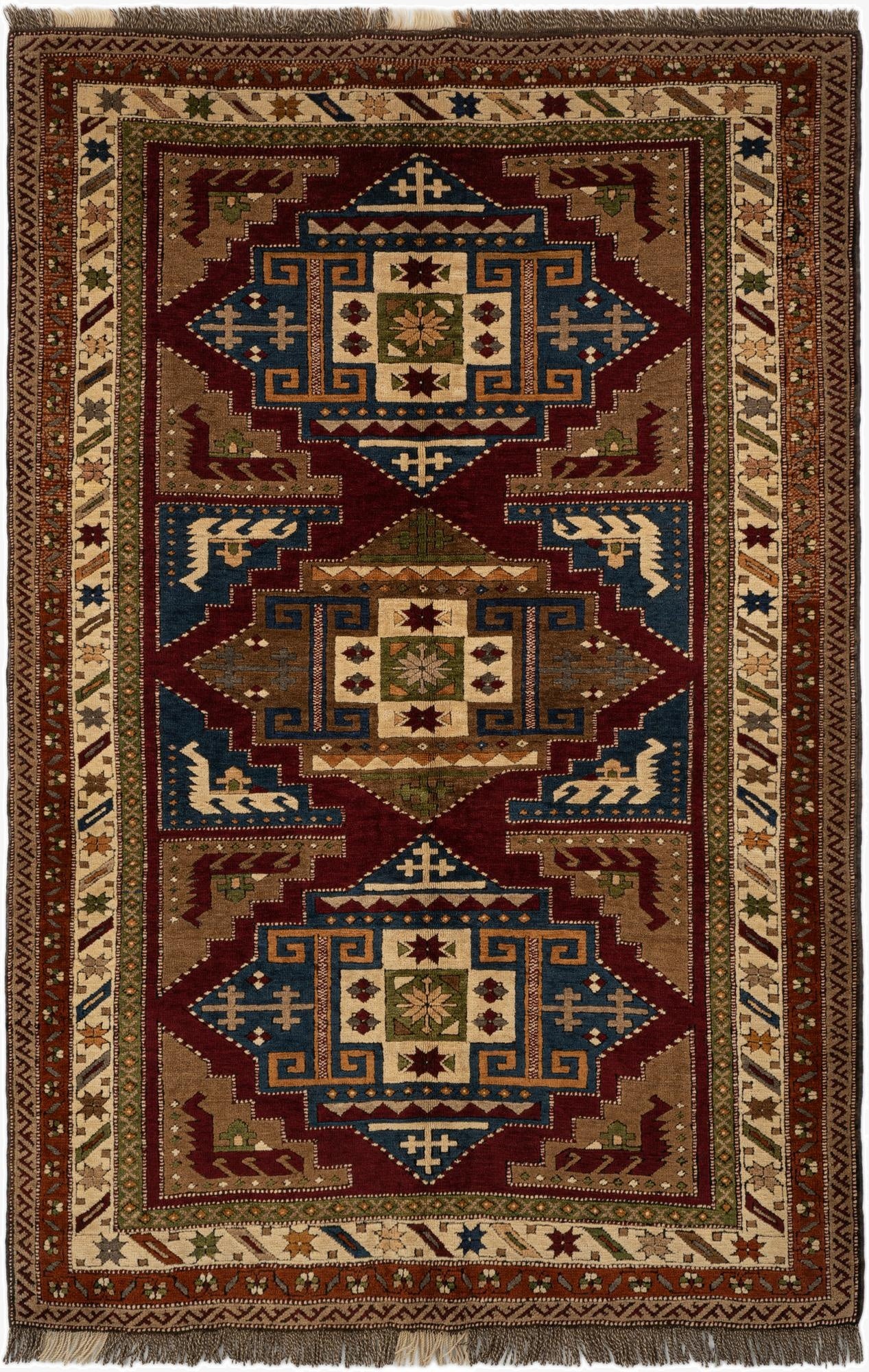 4' 10 x 7' 2 Kars Wool Rug