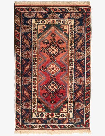 4' 8 x 6' 7 Hand Knotted Kars Wool Rug