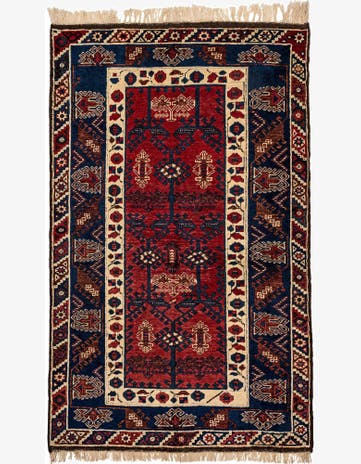 4' 2 x 6' 7 Hand Knotted Kars Wool Rug