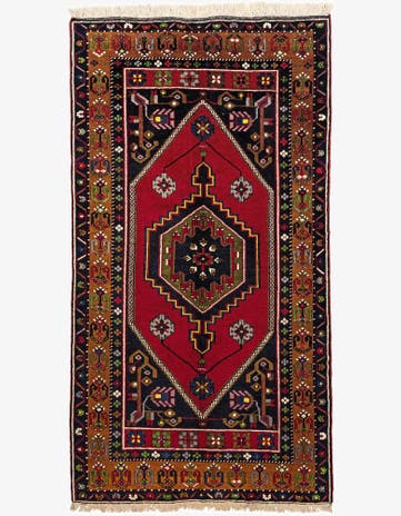 3' 10 x 7' Hand Knotted Kars Wool Rug