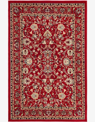 Red Kashan Design Rug