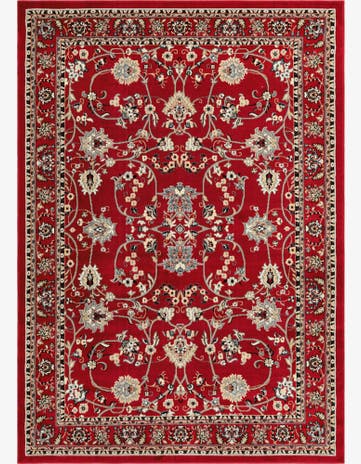Red Kashan Design Rug